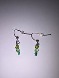 Small Green Earrings